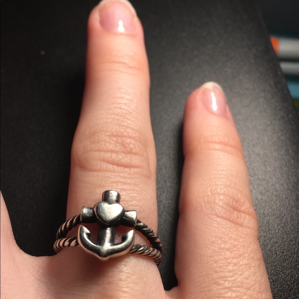 James Avery Faith, Hope & Love Twisted Rope Ring.
